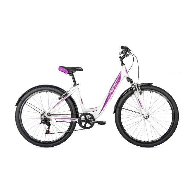 Велосипед 26" Avanti Blanco 16" (6SPD) бело-розовый