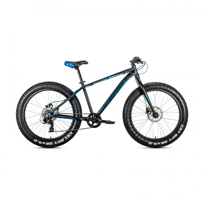 Велосипед 26" Avanti Fat Pro 17" черно-синий с серым