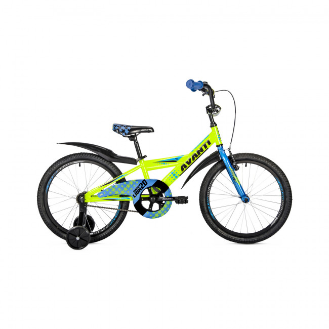 Велосипед 20" Avanti Lion (coaster) зелено-синий
