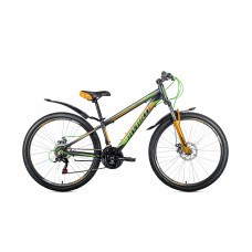 Велосипед 26" Avanti Premier 15" черно-зеленый c оранжевым 