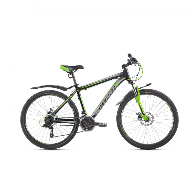 Велосипед 26" Avanti Smart 17" черно-серый с зеленым