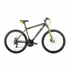 Велосипед 27,5" Avanti Smart 650B 17" черно-серый с зеленым