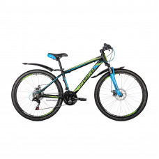 Велосипед 26" Avanti Sprinter 13" черно-зеленый с синим