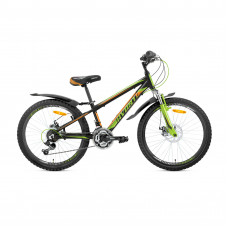 Велосипед 24" Avanti Sprinter Disk 11" черно-зеленый