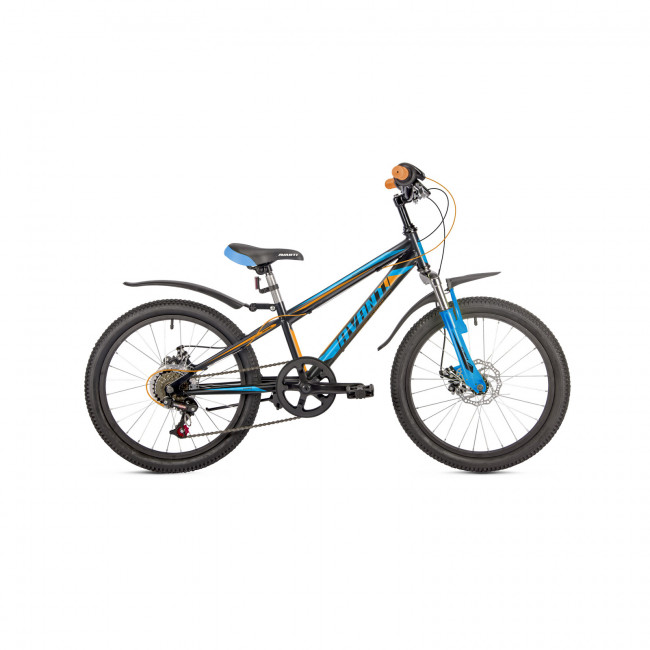 Велосипед 20" Avanti Super Boy Disk 10" черно-оранжевый с синим