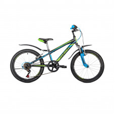 Велосипед 20" Avanti Super Boy 10" черно-зеленый с синим