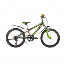 Велосипед 20" Avanti Super Boy 10" черно-оранжевый с зеленым
