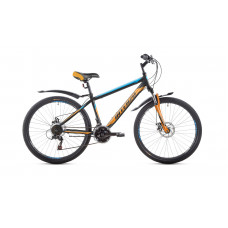Велосипед 26" Intenzo Master 19" черно-синий с оранжевым
