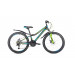 Велосипед 24" Intenzo Nitro Disk 13" черно-синий с зеленым