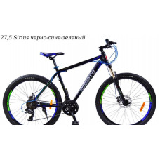 Велосипед 27,5 Sparto Sirius 17" черно-синий