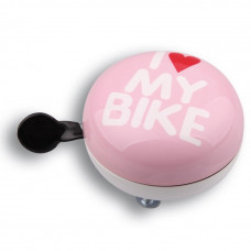 Динг-Донг Green Cycle GBL-458 I love my bike диаметр 80мм розовый