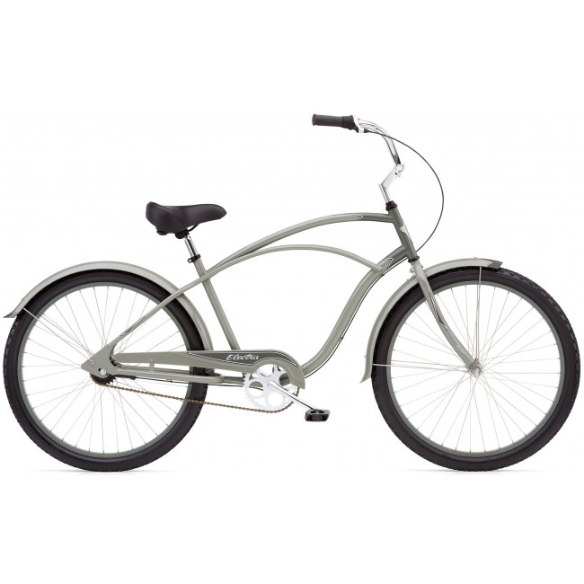 Велосипед 26" Electra Cruiser Custom 3i Men's Grey/dark Grey