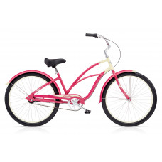 Велосипед 26" Electra Cruiser Custom 3i Ladies' Stawberry/Cream