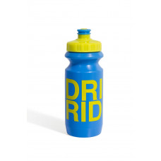 Фляга 0,6 Green Cycle GBT-512M Drink & Ride с Big Flow valve, LDPE blue nipple/ yellow matt cap/ blue matt bottle
