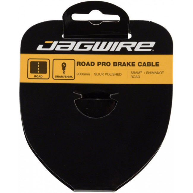 Трос для тормоза JAGWIRE Road Pro 96PS2000 шлифов. нержав. 1.5х2000мм - Sram/Shimano