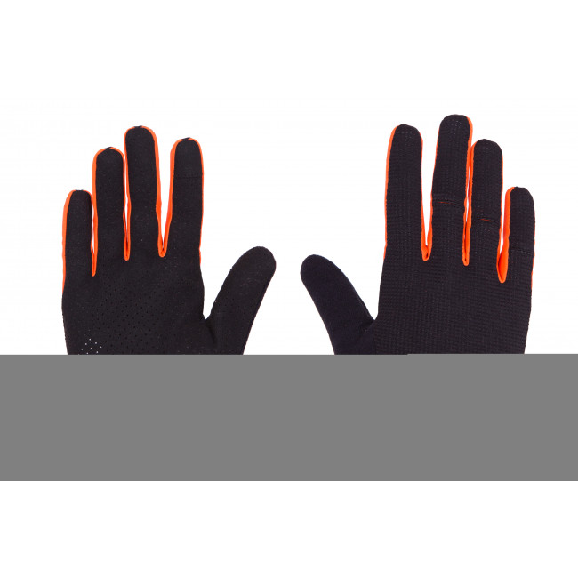 Перчатки Green Cycle Punch 2 с закрытыми пальцами M черно-оранжевые