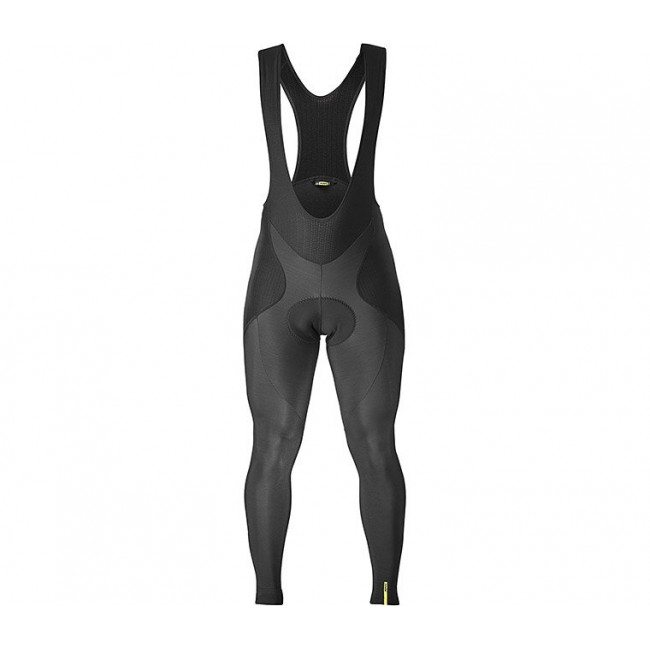 Рейтузы Mavic KSYRIUM ELITE THERMO BIB, на лямках, с памперсом, черные, L