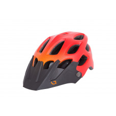 Шлем Green Cycle Slash размер 58-61см красный-оранж-черный матовый