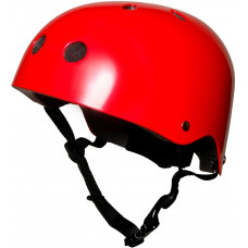 Шлем детский Kiddimoto красный металлик, размер S 48-53см