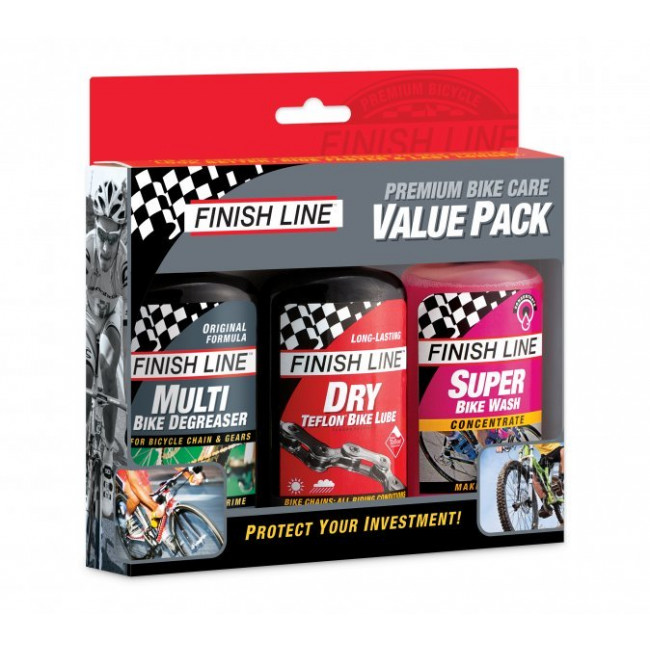 Набор Finish Line Premium Bike Care Value Pack - Dry