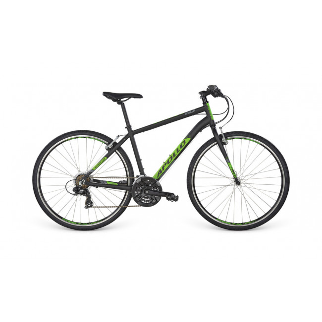 Велосипед 28" Apollo TRACE 10 рама - L matte Black/matte Green/matte Charcoal