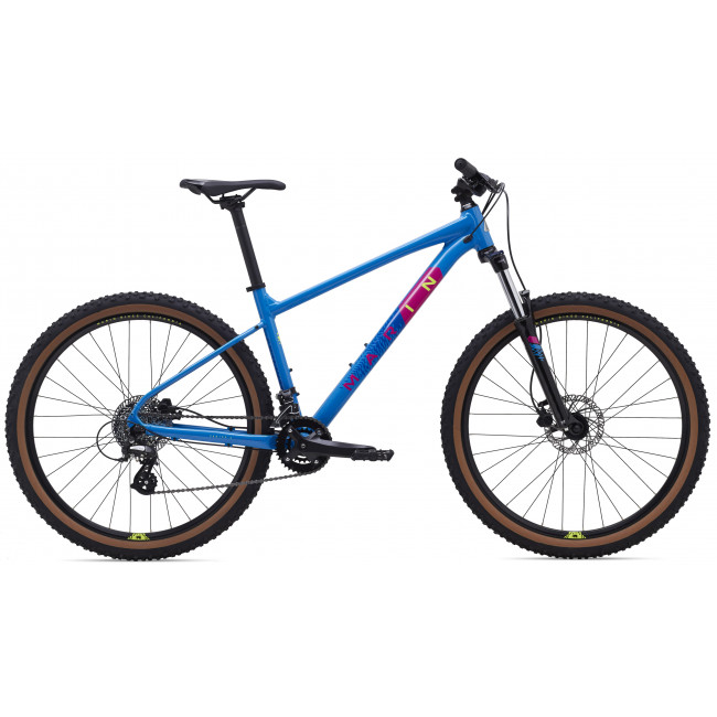 Велосипед 27,5" Marin BOBCAT TRAIL 3 рама - S 2022 Gloss Bright Blue/Dark Blue/Yellow/Magenta