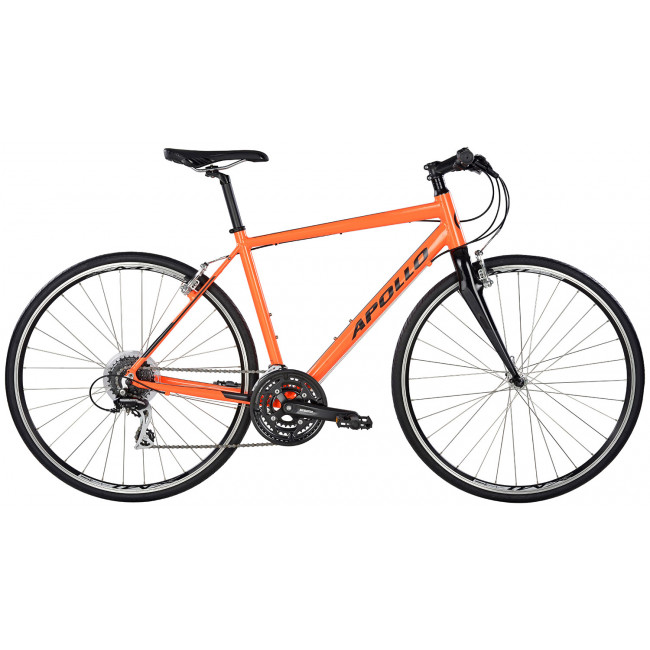 Велосипед 28" Apollo EXCEED 20 HI VIZ рама - XL gloss Orange/Reflective Black