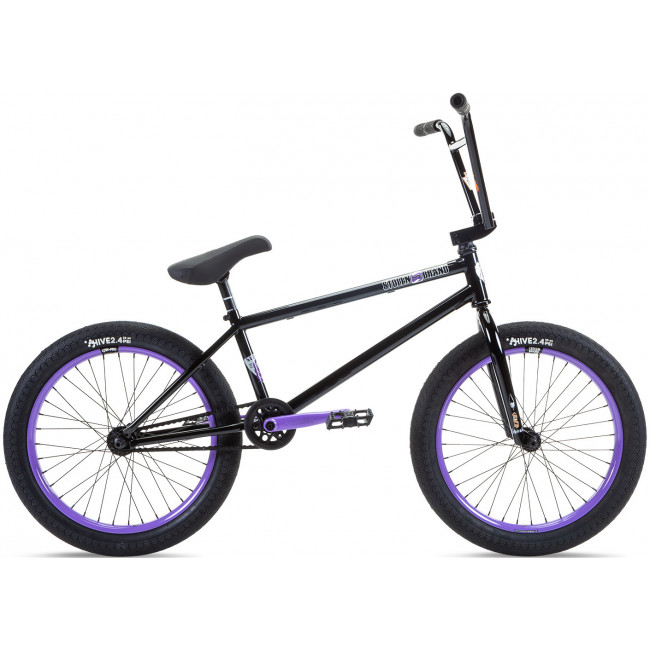 Велосипед 20" Stolen SINNER FC XLT RHD 21.00" 2021 BLACK W/ VIOLET