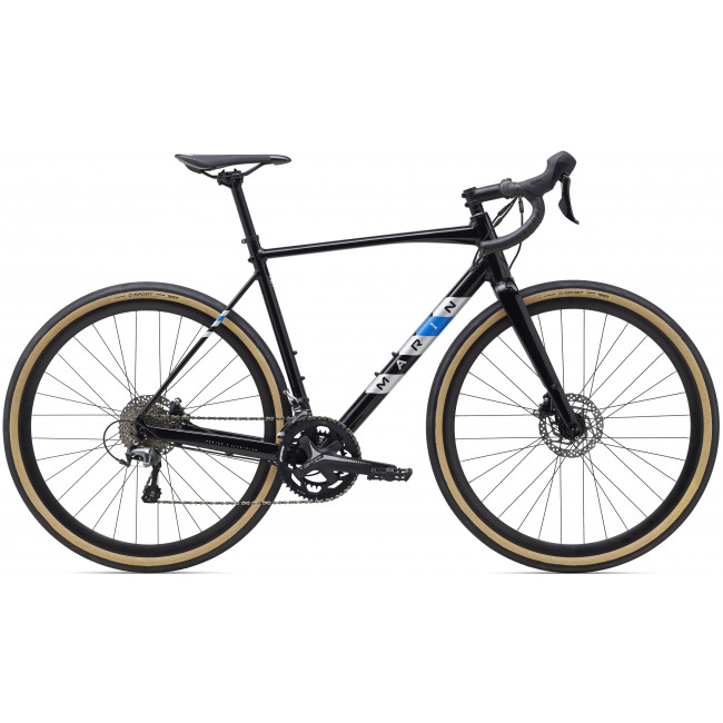 Велосипед 28" Marin LOMBARD 2 рама - 58см 2021 Gloss Reflective Black/Silver/Blue