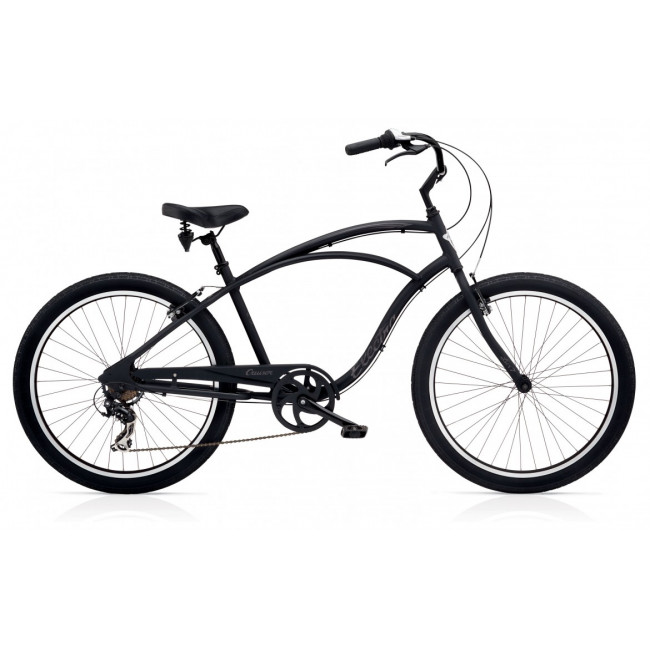 Велосипед 26" Electra Cruiser Lux 7D Men's Black Matte