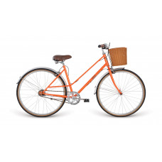 Велосипед 28" Apollo Vintage 7 рама - M gloss Orange / gloss Brown (без корзины)