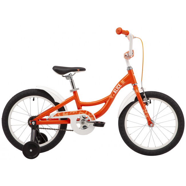 Велосипед 18" Pride ALICE 18 2021 оранжевый