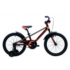 Велосипед 18" Pride ROBOT черный/красный/оранжевый