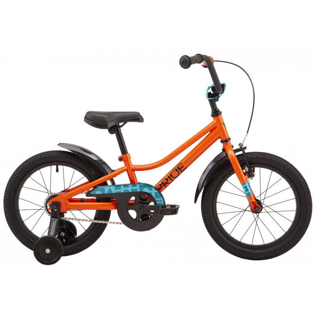 Велосипед 16" Pride FLASH 16 2022 оранжевый