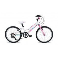 Велосипед 20" Apollo NEO girls Geared gloss White/gloss Pink/gloss Blue