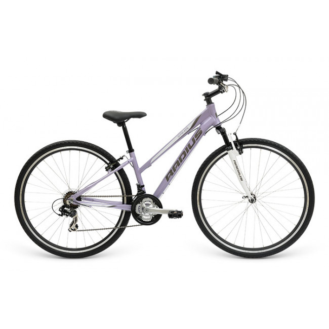 Велосипед 28" Radius Strata AL Ladies рама - 15" Gloss Lavender / Gloss White / Gloss Charcoal