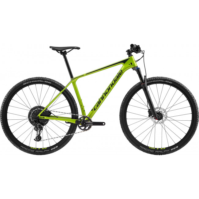 Велосипед 29" Cannondale F-SI Carbon 5 рама - XL 2019 GRN зеленый