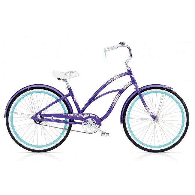 Велосипед 26" Electra Hawaii Custom 3i (Alloy) Ladies' Purple Metallic