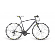 Велосипед 28" Apollo EXCEED 30 рама - L matte Charcoal / matte Black / matte Lime