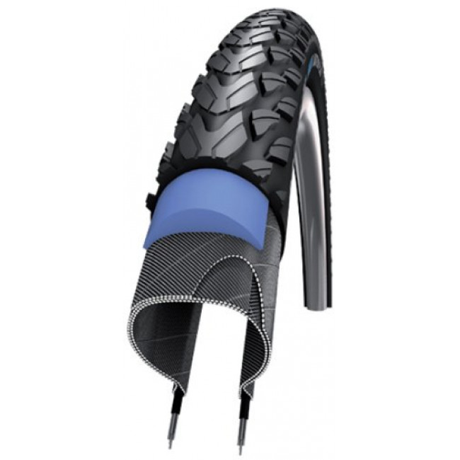 Покрышка 26x1.75 (47-559) Schwalbe MARATHON PLUS TOUR HS404 S-Guard B+RT EC, 67EPI