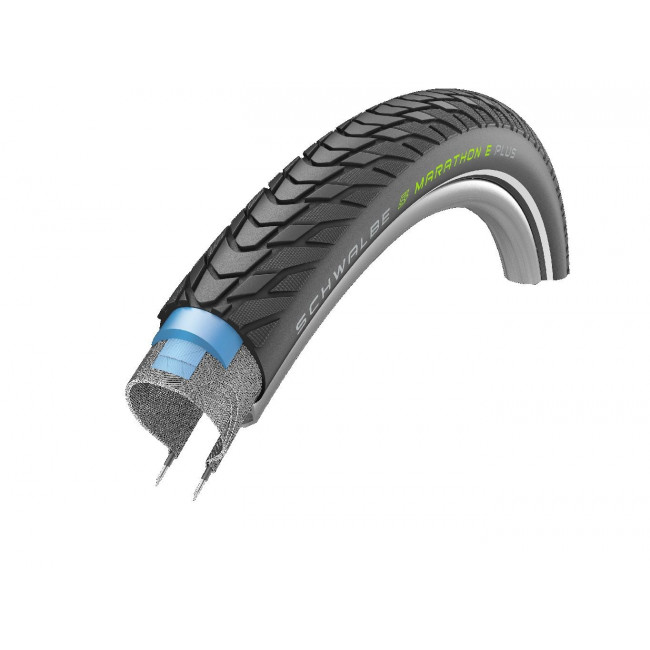 Покрышка 28x1.50 700x38C (40-622) Schwalbe MARATHON E-PLUS Smart DualGuard, TwinSkin B/B+RT HS498 ADDIX E 67EPI 32B