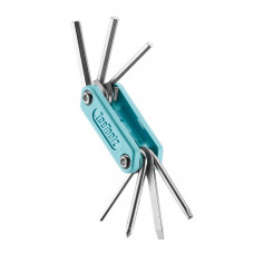 Ключ Ice Toolz "Handy-7" 94H2 складной, нержавеющая сталь, голубой