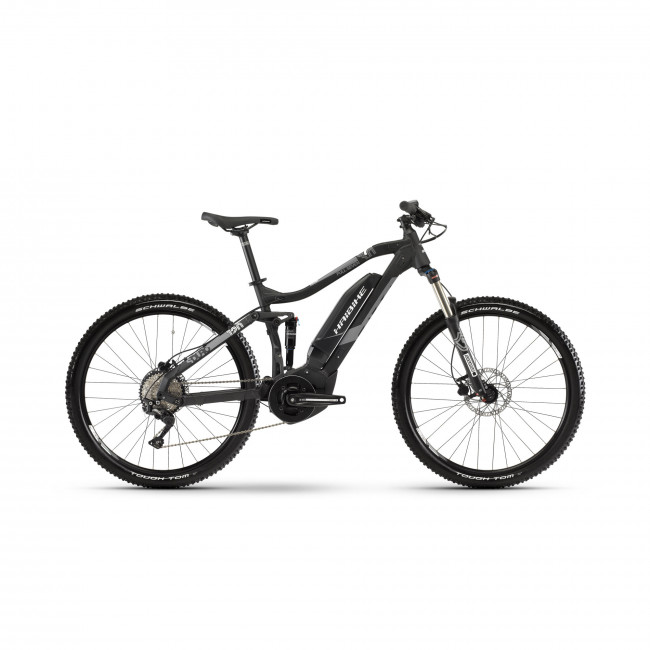 Электровелосипед Haibike SDURO FullSeven 3.0 500Wh, рама L, черно-серо-белый матовый, 2019