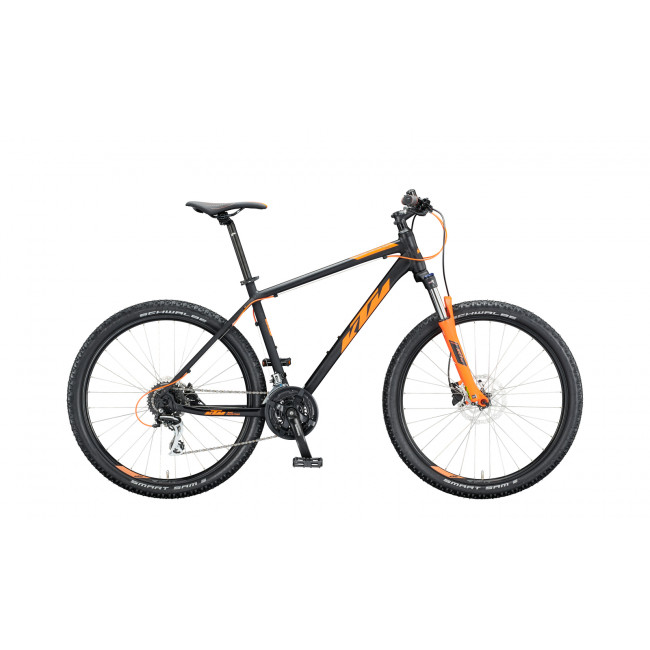 Велосипед KTM CHICAGO DISC 27", рама M, черно-оранжевый , 2020