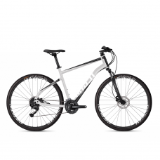 Велосипед Ghost Square Cross 1.8 28", рама M, серебристо-черно-белый, 
2020