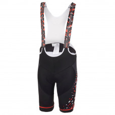 Шорты Factory Racing Bib Shorts, L, черно-красно-белые