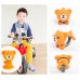 Мигалка для детского велосипеда Zoonimal Медведь, LED, на руль. Свечение: Белый