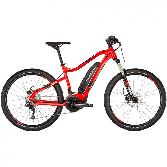 Электровелосипед Haibike SDURO HardSeven 3.0 500Wh 27.5", рама L, красно-черно-белый, 2019