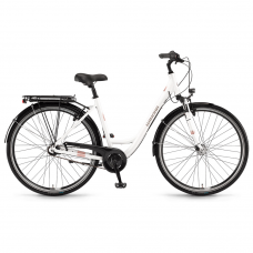 Велосипед Winora Hollywood N7 monotube 7 s. Nexus 28", рама 
45 см, белый, 2020