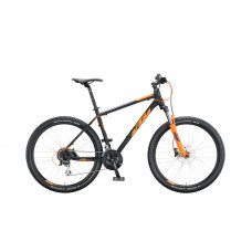 Велосипед KTM CHICAGO DISC 27", рама S, черно-оранжевый , 2020